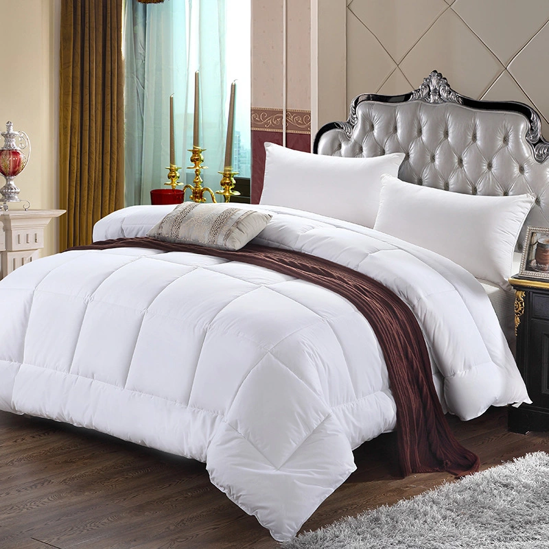 Queen Comforter Duvet Insert White - Quilted Comforter with Corner Tabs - Hypoallergenic, Box Stitched Down Alternative