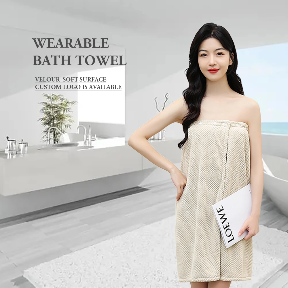 Wholesale Women Bath Linens Bath Towel Custom Logo Is Available Home and Hotel Wearable Bath Linens