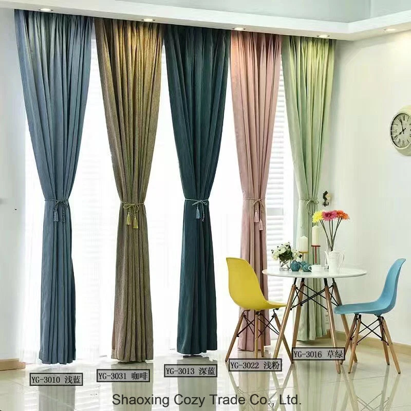 High Quality Classic Plain Wholesale Hotel Curtain Fabric