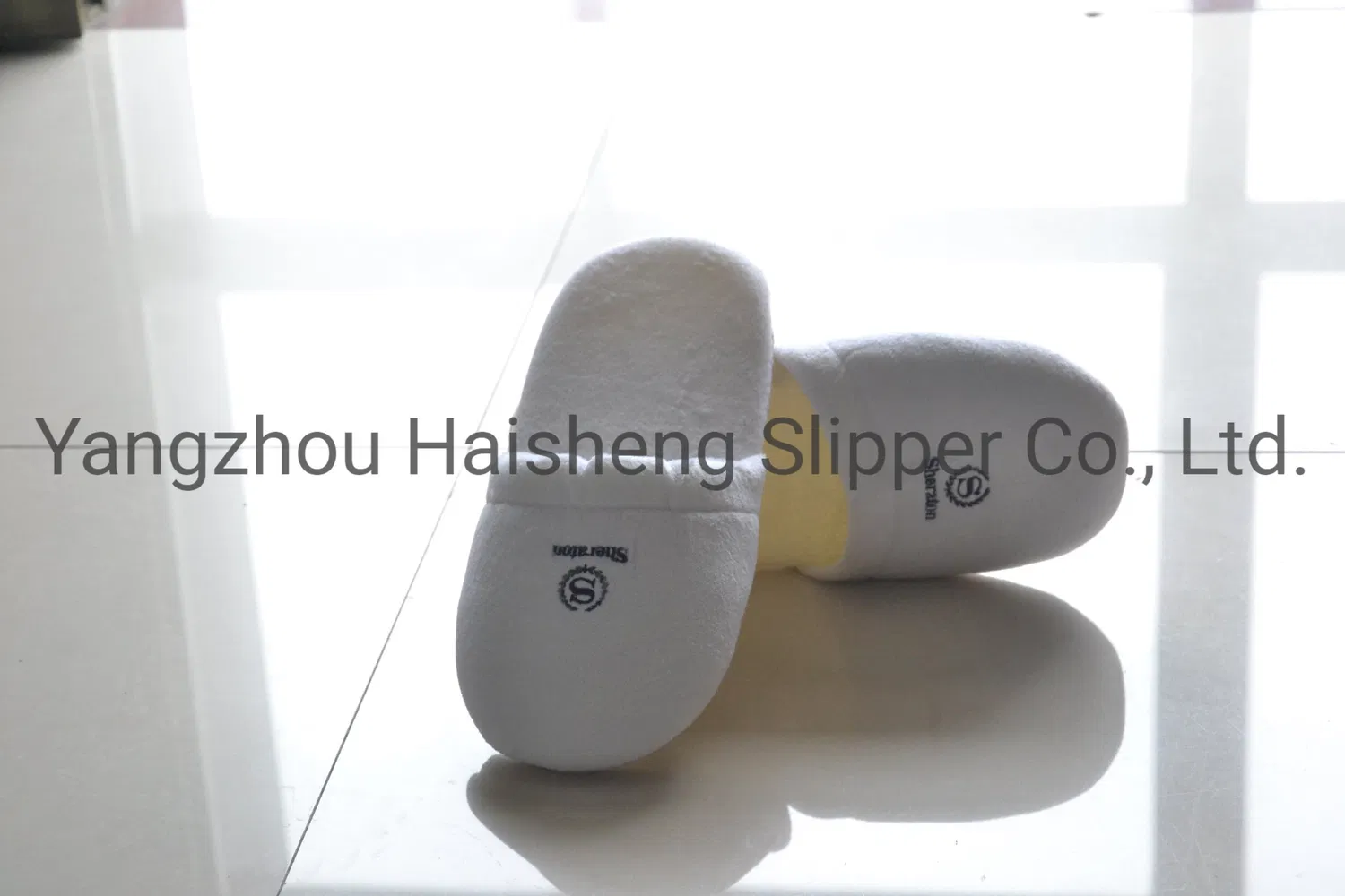 Cheap Hotel Slippers Linen with Logo