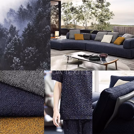 Hotel Textile Natural Luster Upholstery Couch Furniture Fabric