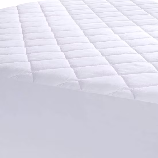 Bedding Quilted Fitted Sheet Mattress Cover Mattress Pad Topper Stretches up to 16 Inches Deep-Mattress Topper