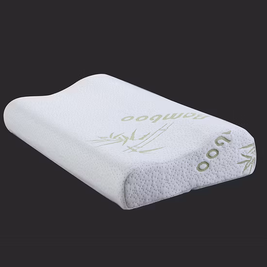 Factory Manufacture Contour Pillow Bamboo Cover Roll Compressed Into a Box